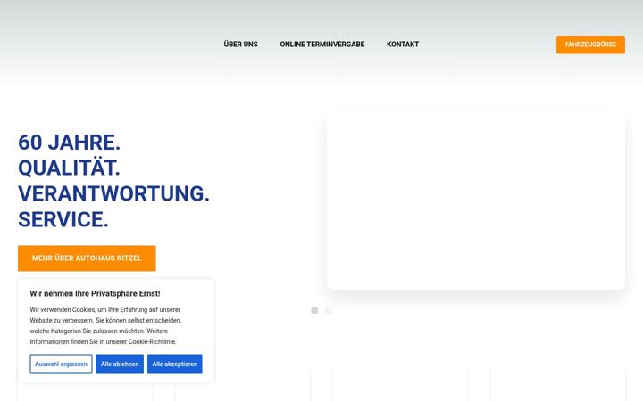 Képernyőkép: autohausritzel.de