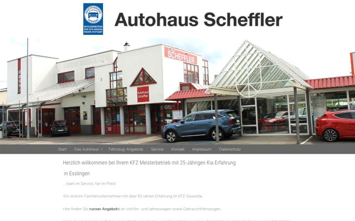Képernyőkép: autohausscheffler.de