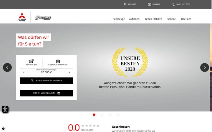 Screenshot of autohausstiegeler.de