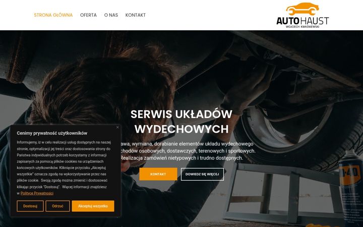 Screenshot of autohaust.pl