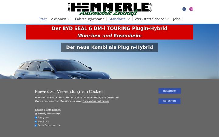Screenshot of autohemmerle.de