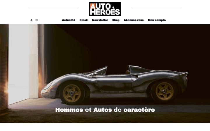 Screenshot of autoheroesmag.fr