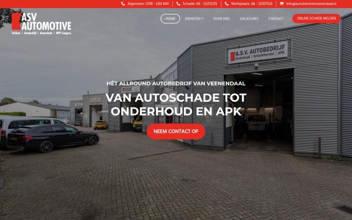 Capture d'écran de autoherstelveenendaal.nl