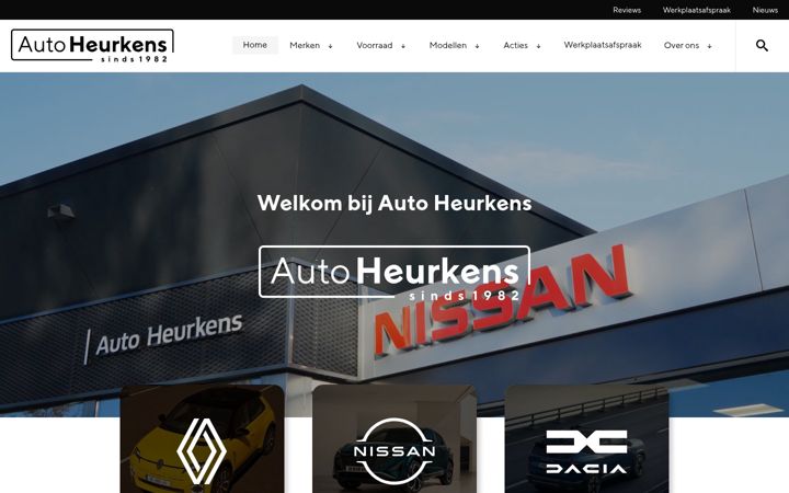 Screenshot of autoheurkens.nl