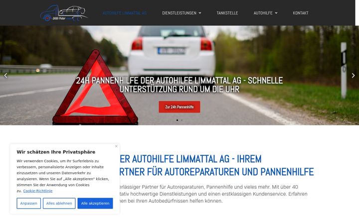 Screenshot of autohilfelimmattal.ch
