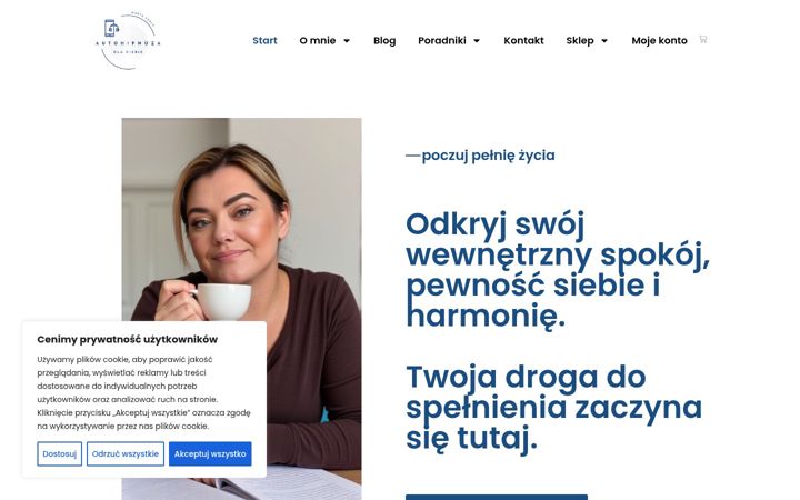 Screenshot of autohipnozadlaciebie.pl