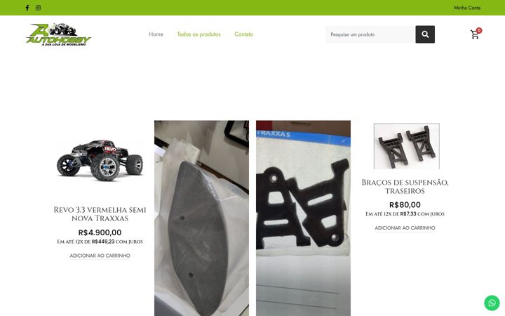 Screenshot of autohobby.com.br