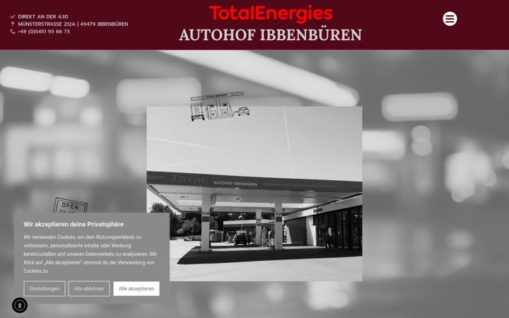 Screenshot of autohof-ibbenbueren.de