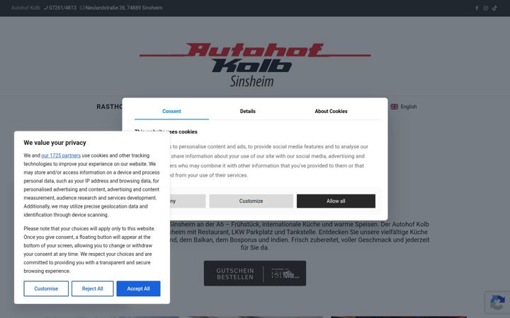 Screenshot of autohof-kolb.de