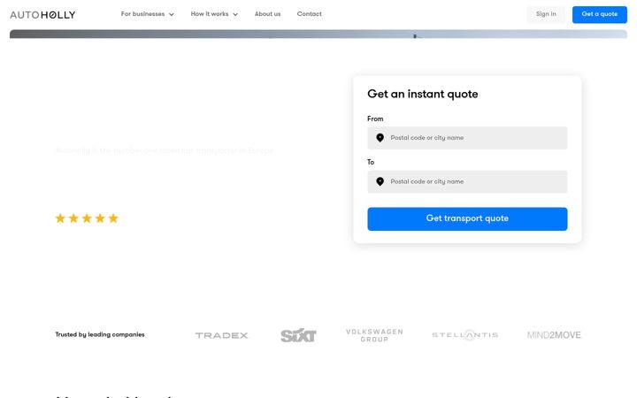 Screenshot of autoholly.com