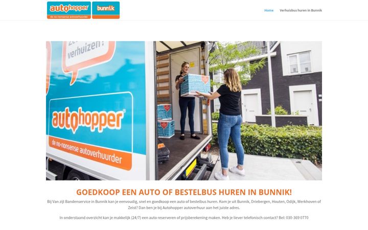 Screenshot of autohopper-bunnik.nl