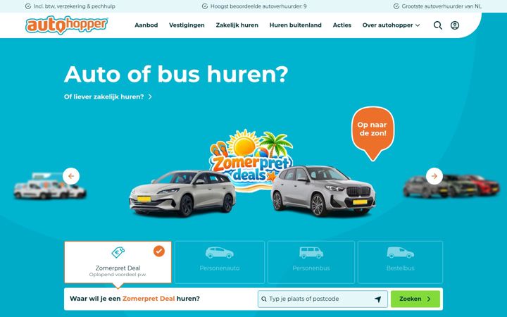 Screenshot of autohopper.nl