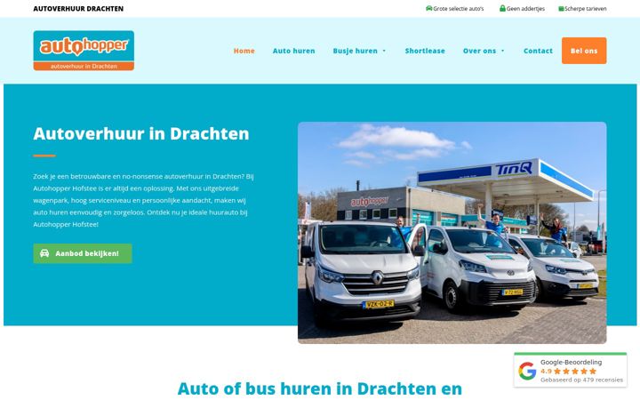 Screenshot of autohopperhofstee.nl