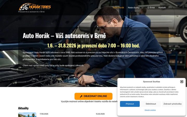 Screenshot of autohorak.cz