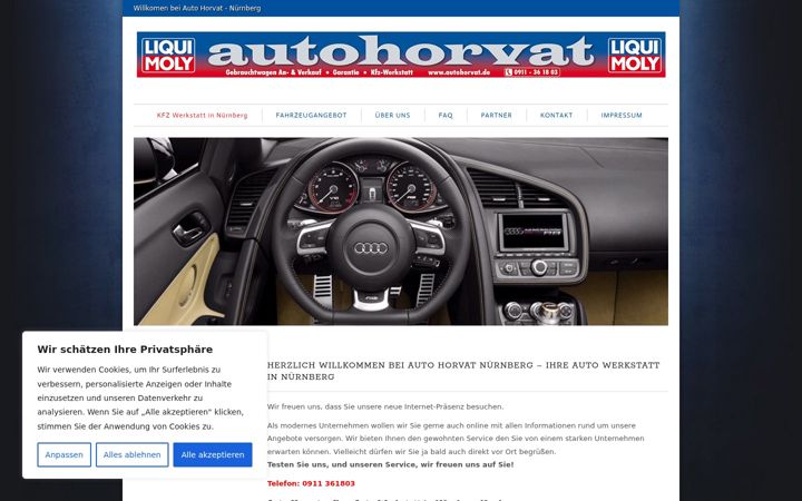 Screenshot of autohorvat.de