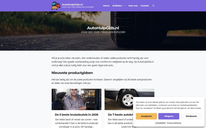 Skærmbillede af autohulpgids.nl
