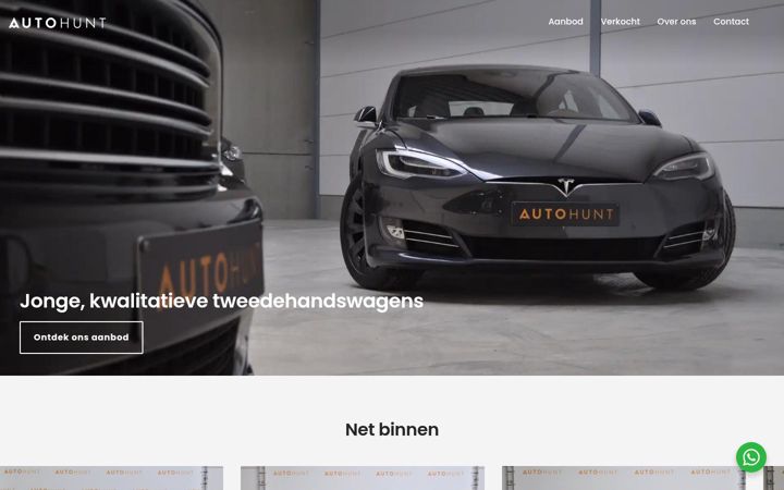 Screenshot of autohunt.be