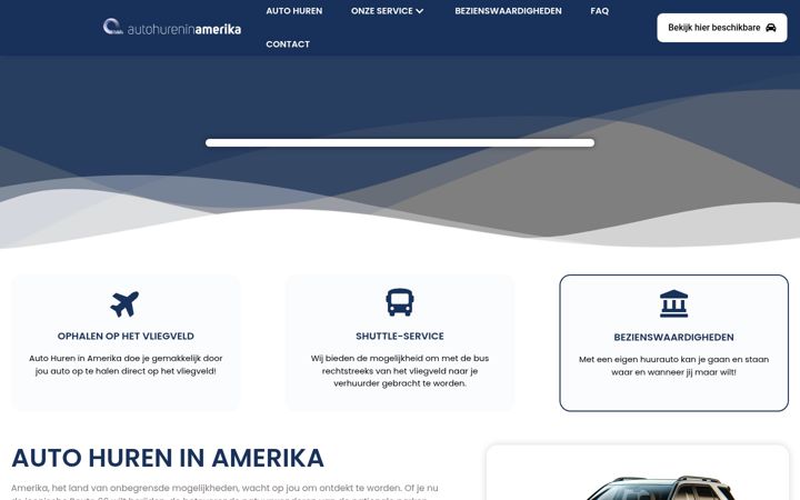 Screenshot of autohureninamerika.nl