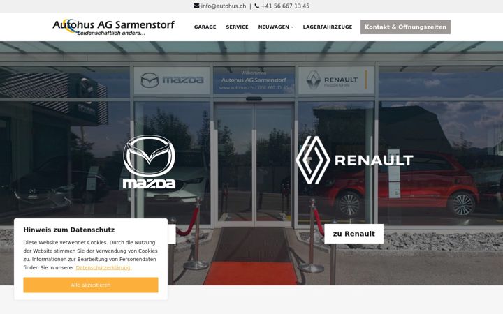 Screenshot of autohus.ch