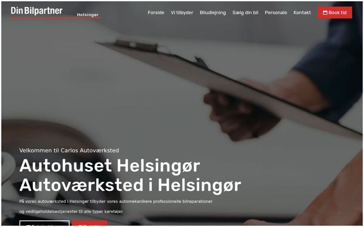 Snímek obrazovky autohuseth.dk