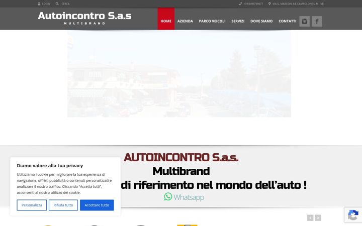 Screenshot von autoincontro.com
