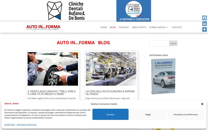 Skjámynd af autoinforma.it