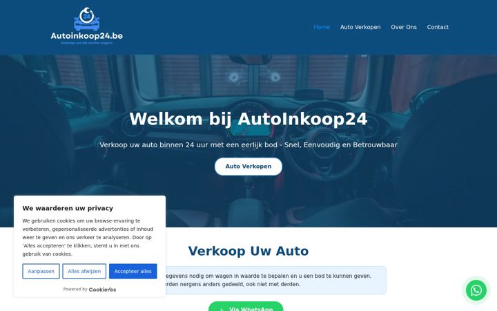 Screenshot of autoinkoop24.be