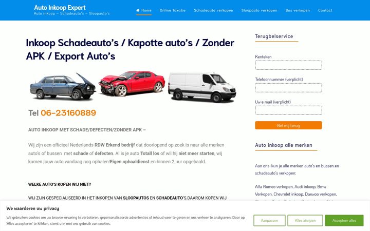 Screenshot of autoinkoopexpert.nl