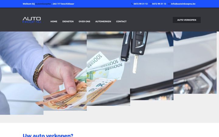Screenshot of autoinkoopnu.be