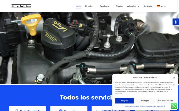 Screenshot of autojaer.com
