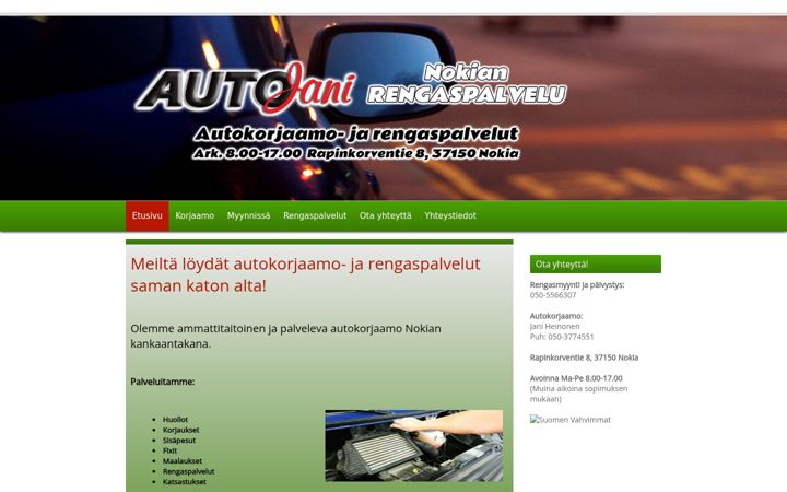Ekraanipilt saidist autojani.fi