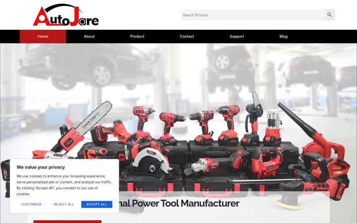 Screenshot of autojaretool.com