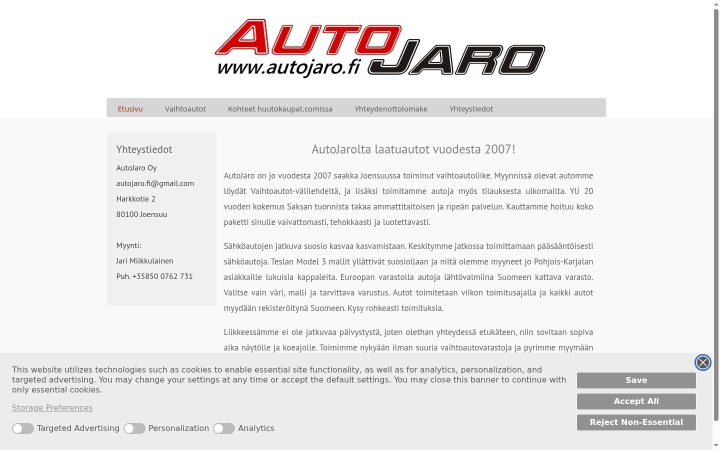 Zrzut ekranu banera zgody wyświetlanego przed jakąkolwiek interakcją