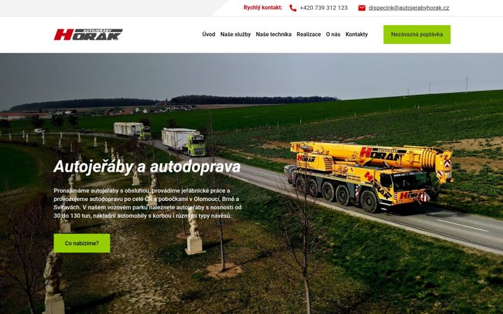 Screenshot of autojerabyhorak.cz