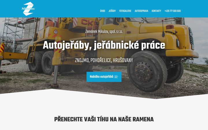 Skjámynd af autojerabznojmo.cz