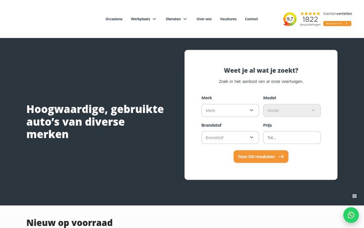 Screenshot of autojorg.nl