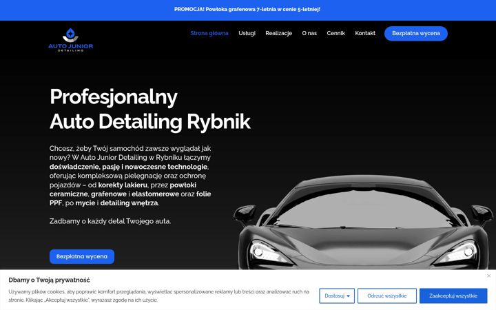 Screenshot of autojuniordetailing.pl