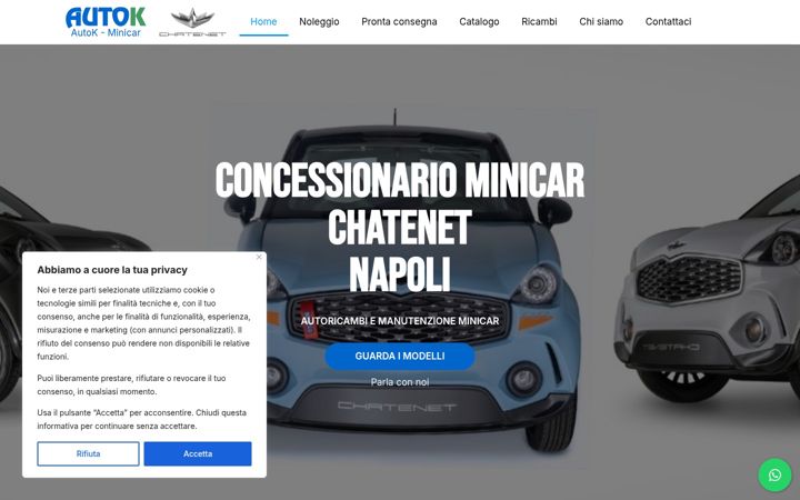 Screenshot of autok-minicar.it