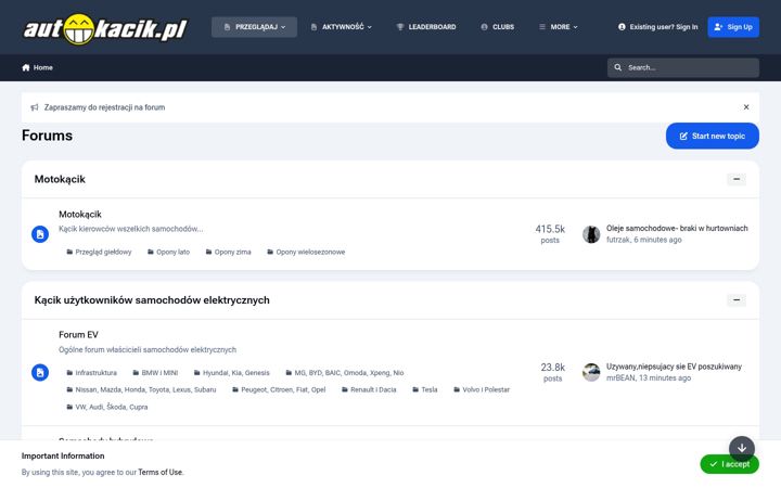 Screenshot of autokacik.pl