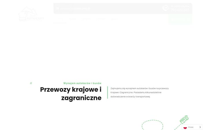 Screenshot of autokary-podolec.pl