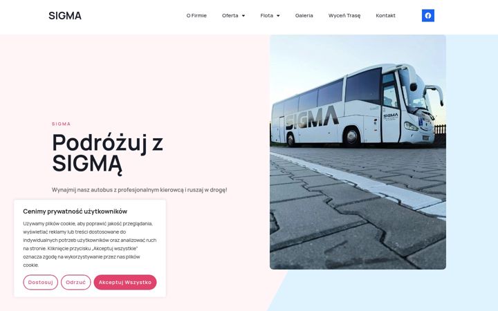 Screenshot of autokary-sigma.pl