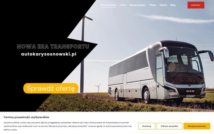 Screenshot of autokarysosnowski.pl