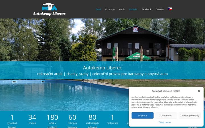Zrzut ekranu autokempliberec.cz