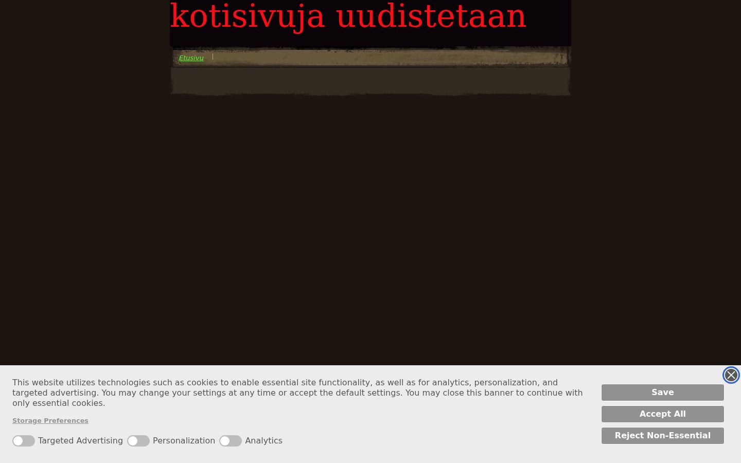 Screenshot tal-banner tal-kunsens muri qabel kwalunkwe interazzjoni