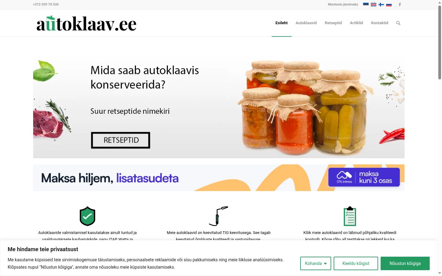 Snímka obrazovky banera súhlasu zobrazeného pred akoukoľvek interakciou