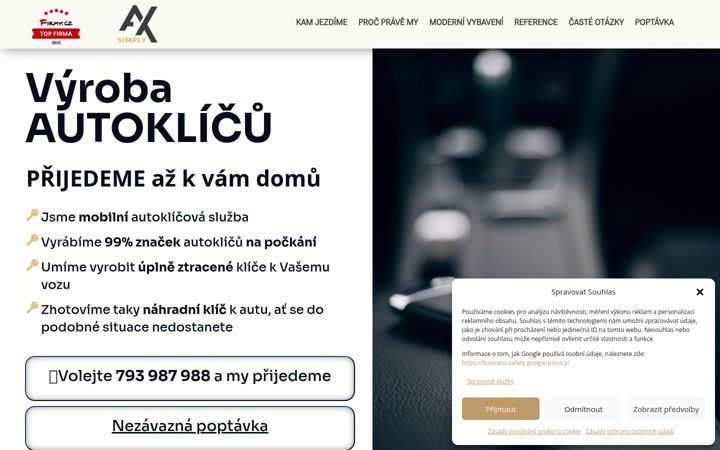 Screenshot of autoklice-ax.cz