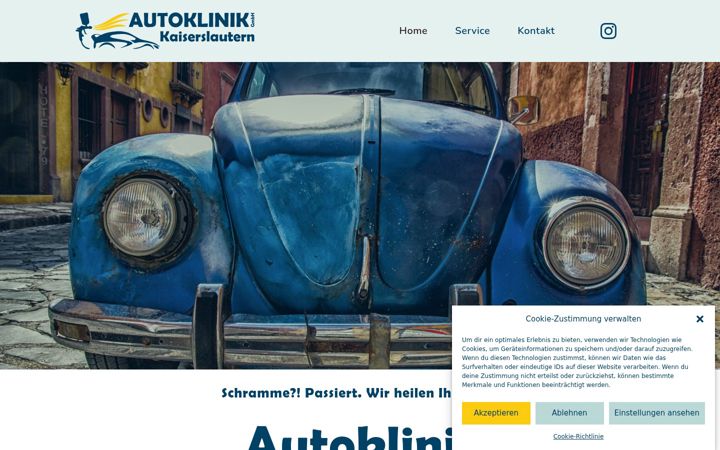 Screenshot of autoklinik-kaiserslautern.de