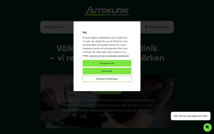 Screenshot of autoklinik.se