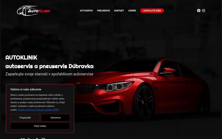 Screenshot of autoklinik.sk