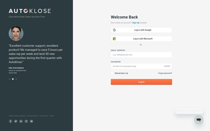 Screenshot of autoklose.com